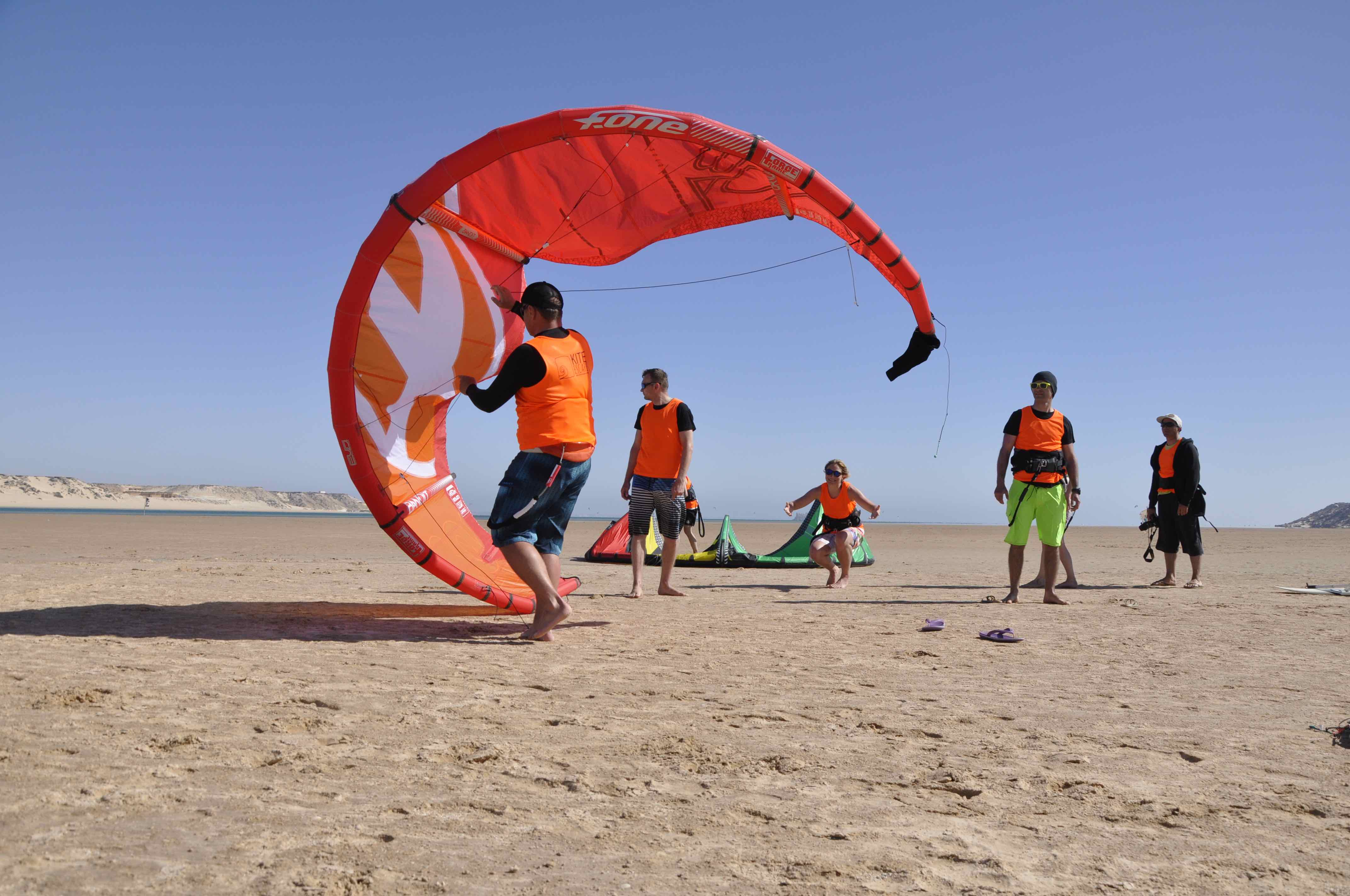 team work at the beach